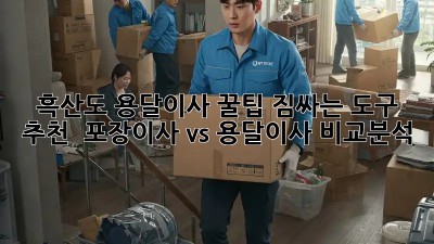 흑산도 용달이사 꿀팁! 짐싸는 도구 추천 & 포장이사 vs 용달이사 비교분석